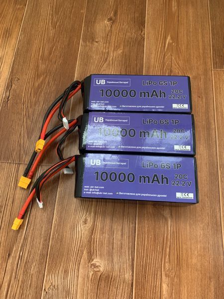 LiPo 6S1P 10000 mAh 20C lipo6110 фото