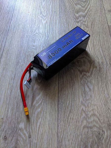 LiPo 6S1P 8000 mAh 30C lipo618000 фото