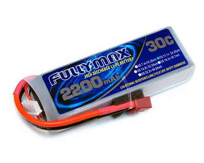 Fullymax LiPo 3S 2200 mAh 30C T-plug&nbsp; lipo312200  фото