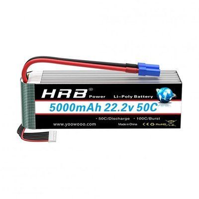 HRB Lipo 6s 5000mAh 50C (EC5) Lipo65000 фото