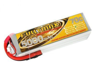 Fullymax Li-Po 6S 5000mAh 70C Bullet 6мм Lipo650001 фото