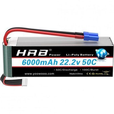 HRB Lipo 6s 6000mAh 50C Lipo66000 фото